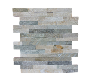 Azulejos de pizarra natural/Ledges alpinas Paneles de piedra/pizarra Hoja Piedra natural/Contraste gris y amarillo